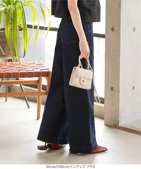ベージュ ワイドレッグ デニムパンツ ワイドレッグデニム - ベージュ - Kids | H&M JP