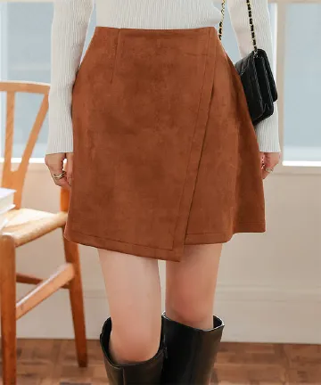 フェイクスエードスコート [M4270] - レディースファッション通販 神戸