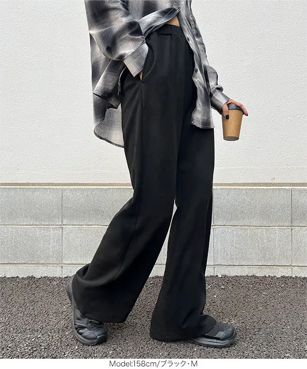 選べる3サイズ錯覚美脚ポンチスエードパンツ [M4292] | 大好評につき