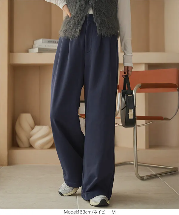 タックスウェットワイドパンツ [M4294] - レディースファッション通販