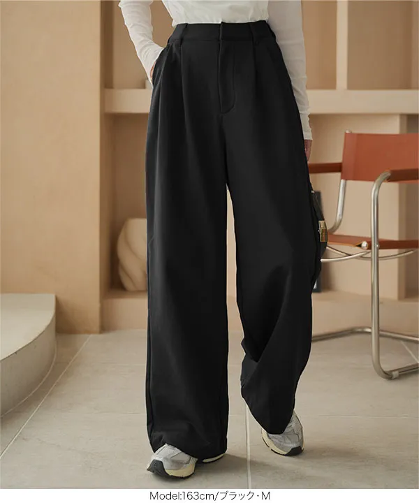 タックスウェットワイドパンツ [M4294] - レディースファッション通販