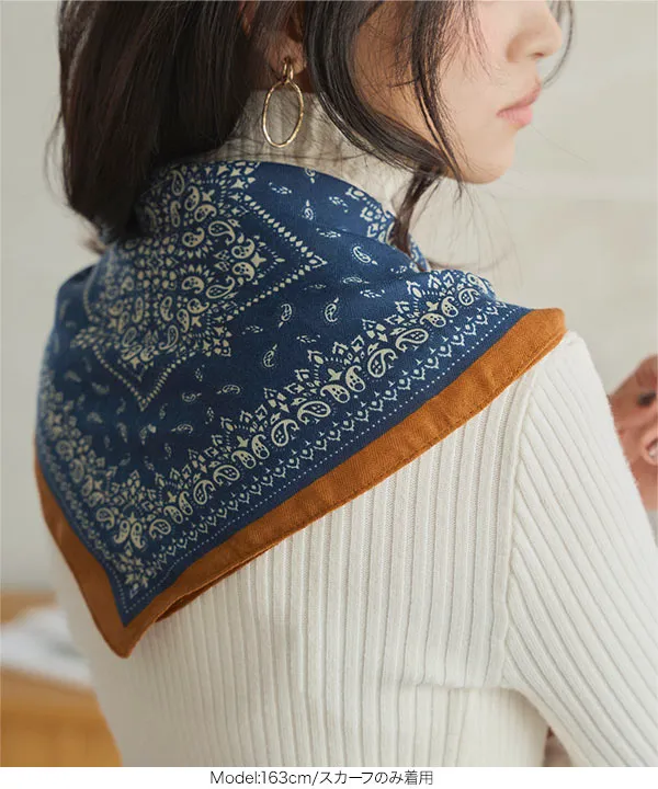 スカーフ付き切替フレアスカート [M4298]