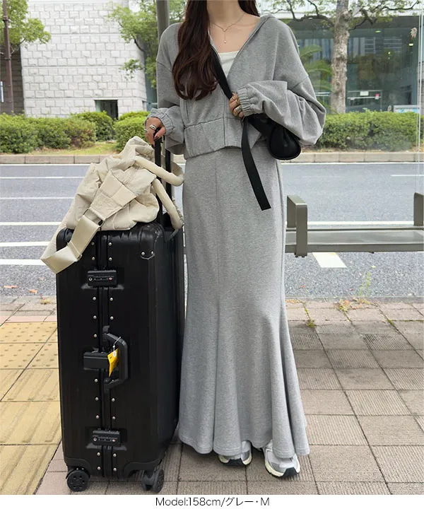 スウェットマーメイドスカート [M4305] - レディースファッション通販