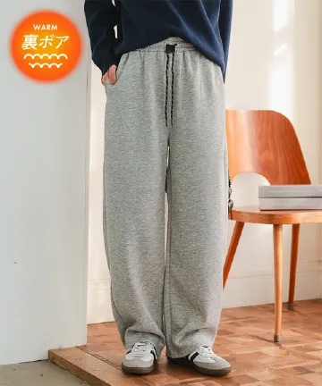 [ 裏起毛 ] M L 選べるタイプ 裏ボアスウェットパンツ [M4323]