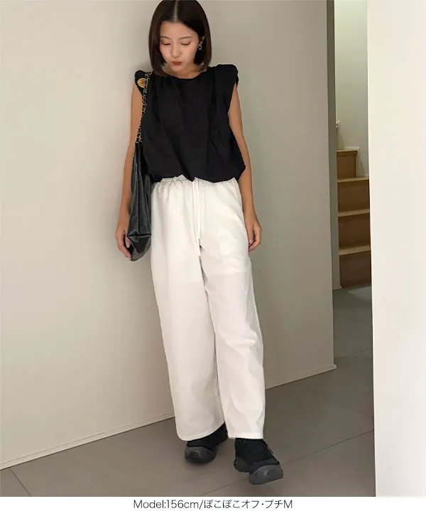 [ yuiさんコラボ ]選べる2サイズワイドパンツ [M4326] | 今だけ特別価格＆送料無料！