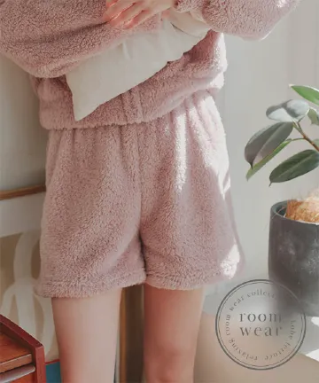 [ ルームウェア ] ボアショートパンツ [M4329]