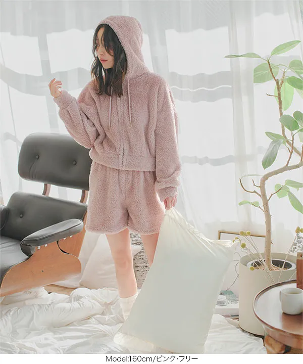 [ ルームウェア ] ボアショートパンツ [M4329]
