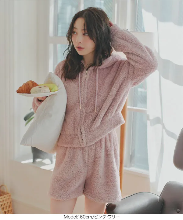 [ ルームウェア ] ボアショートパンツ [M4329]