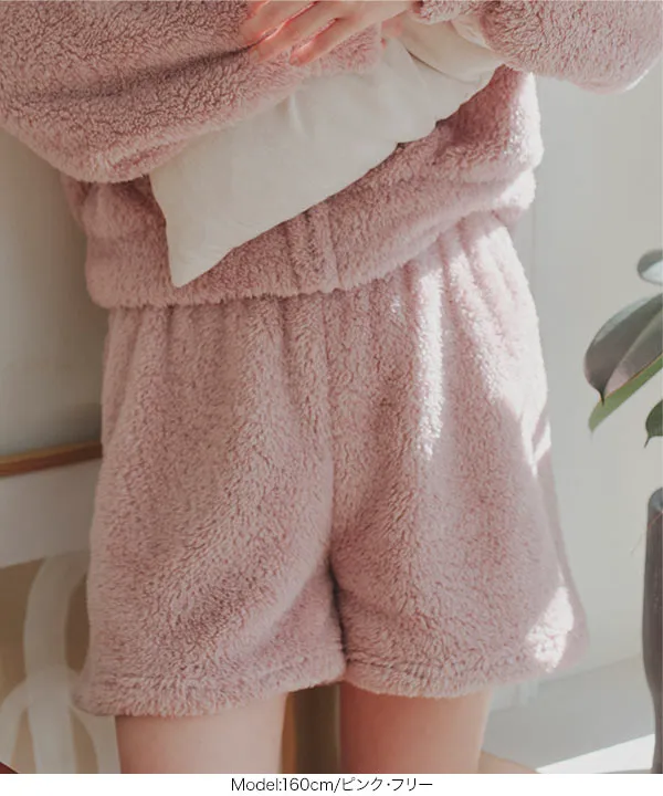ルームウェア ] ボアショートパンツ [M4329] - レディースファッション