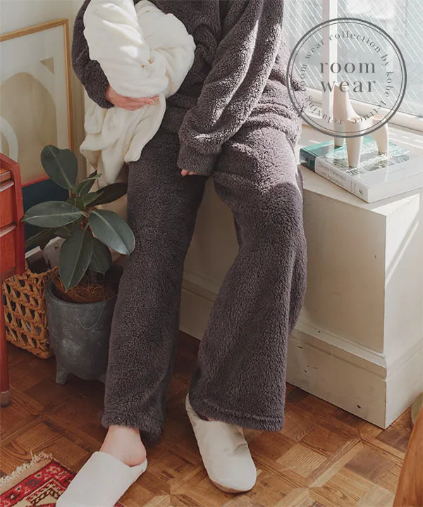[ ルームウェア ] ボアロングパンツ