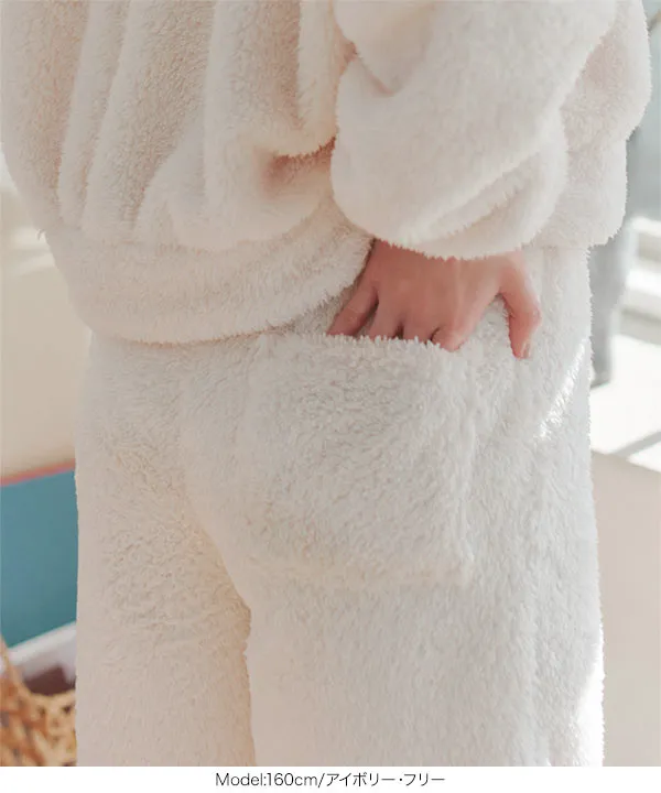 [ ルームウェア ] ボアロングパンツ [M4330]