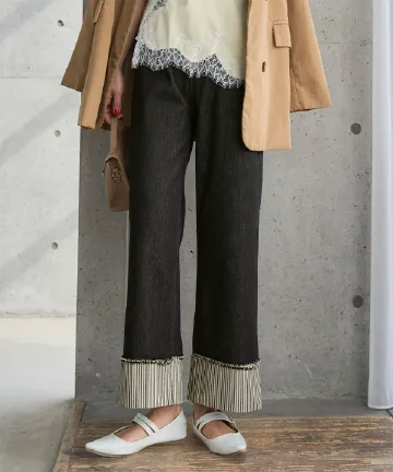 ストライプストレッチデニム [M4337]