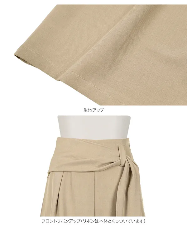 ウエストリボンワイドパンツ [M4338]