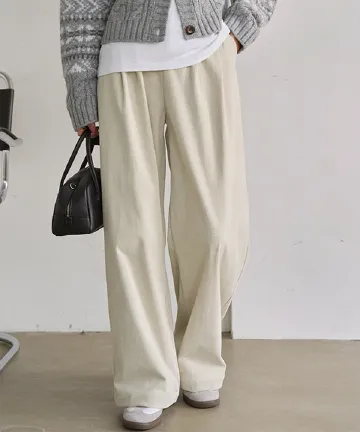 コーデュロイタックワイドパンツ [M4346]