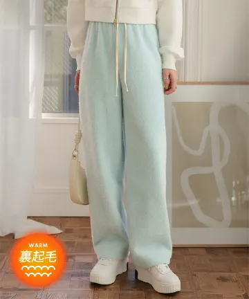 [ 裏起毛 ] シャギーパンツ [M4347]