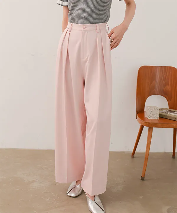 PING ツートン　ホワイトパンツ & USA ベージュパンツ ツータックワイドパンツ [M4363]| 送料無料 1/22(木)12:00~1/23(金)12