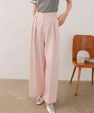 ツータックワイドパンツ [M4363]| 秘密のSALE★ 3/26(木)18:00~3/27(金)18:00まで