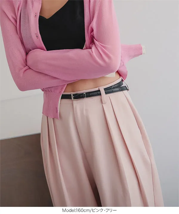 ツータックワイドパンツ [M4363]| 特別SALE！ - レディース