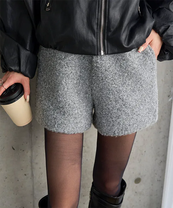 もこもこボアショートパンツ [M4375] - レディースファッション通販