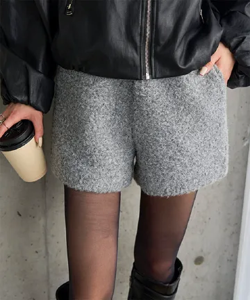 もこもこボアショートパンツ [M4375]