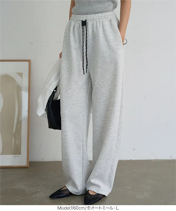 接触冷感 ] M L ひんやりスウェットパンツ [M4384] - レディース