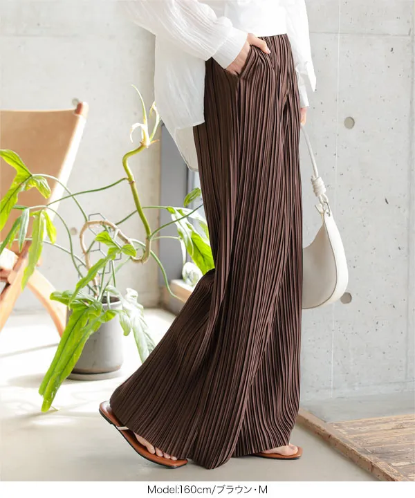 セルフカットプリーツパンツ [M4397]