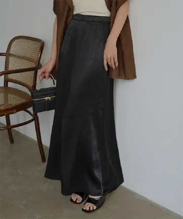 サテンスカート [M4405] | 4/14(火) 12:00~ 販売予定！