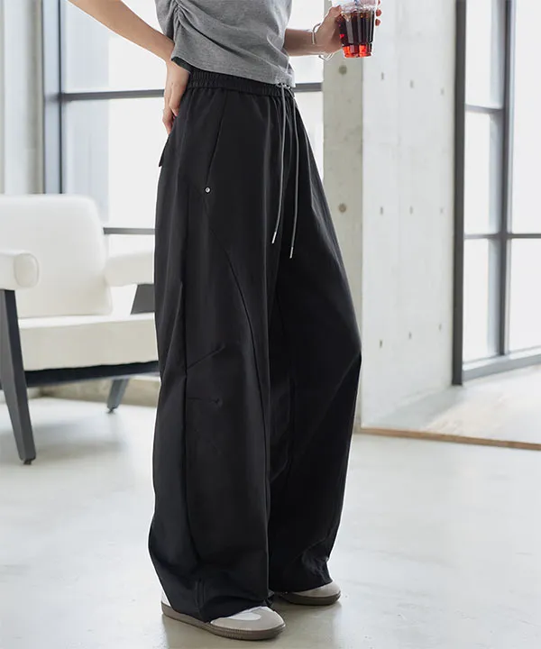 カープ　ボアパンツ　ネイビー コードリボンナイロンカーブパンツ [M4444]6/28(日)12:00~販売予定