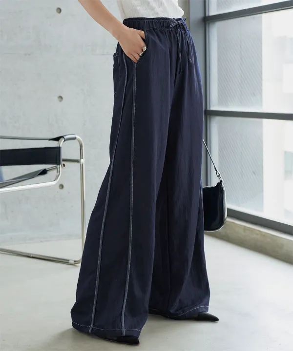 サイドラインワイドパンツ [M4449]｜7/12(日)12:00～発売開始