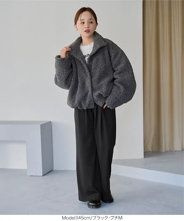 [ 田中亜希子さんコラボ ] 選べるサイズ　2タックジャージーパンツ [M4469]