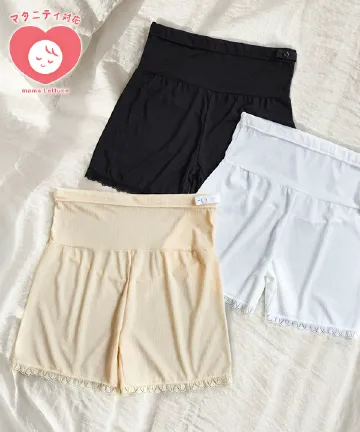 [ mamaレタス ] ウエスト調整可能ペチパンツ [M4502]| 送料無料 9/10(木)12:00~9/11(金)12:00まで