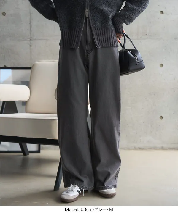 yukiちゃん♡toff　強ストレッチ　折り返し風デザイン　デニム yukiちゃん♡toff 強ストレッチ 折り返し風デザイン デニム yukiちゃん