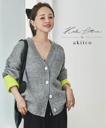 フラワー刺繍ふんわりニットトップス [N1208] - レディース