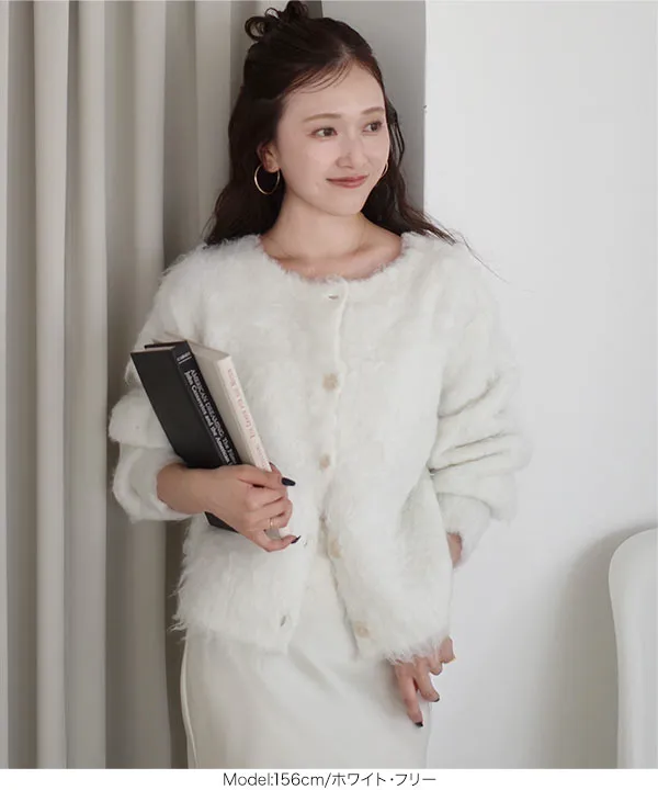 nanamiさんコラボ ]前後2wayシャギーニットトップス [N1197] | 大好評