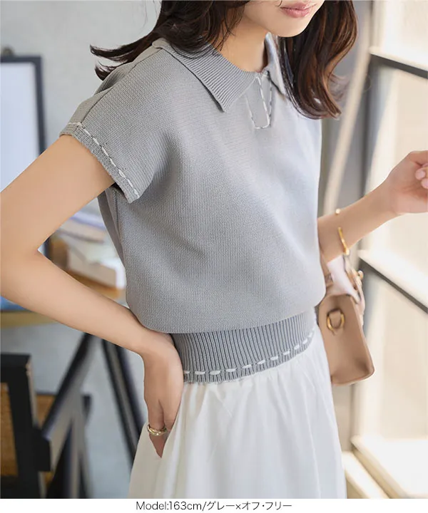 ステッチポロニット ステッチポロニット | JILL by JILL STUART（ジル バイ ジル