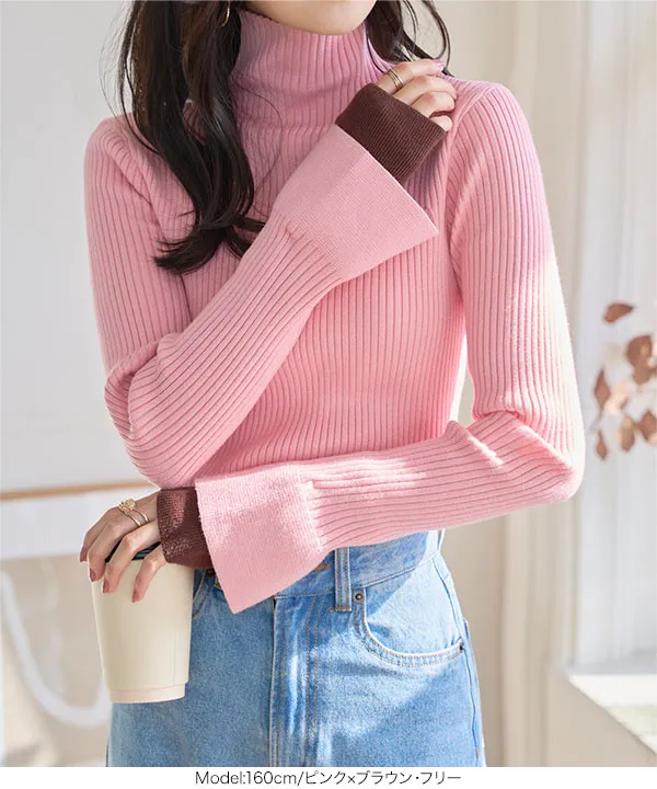 袖先取り外しOKフレアスリーブニットトップス [N1264] | 12/9(火) 12