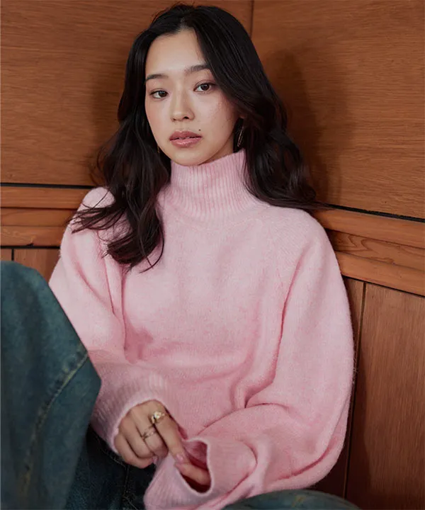 ハイネック起毛糸ニットトップス [N1269]| 1/6（火）12:00～発売予定