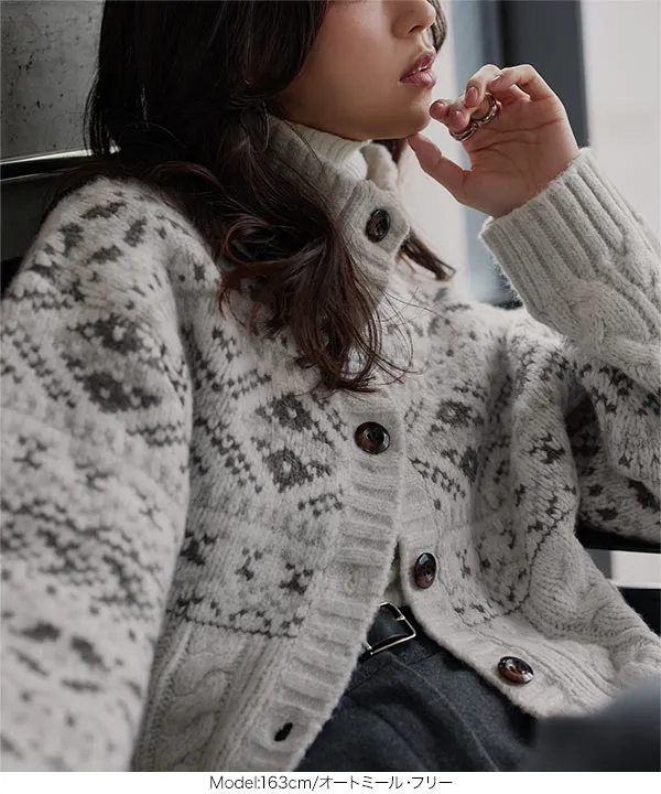 ノルディックニットトップス [N1281] - レディースファッション通販