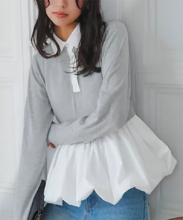 バルーンドッキングニットポロ [N1314]