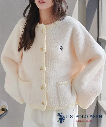[ U.S. POLO ASSN. ] 金ボタンニットジャケット [N1384]｜大好評につき送料無料！