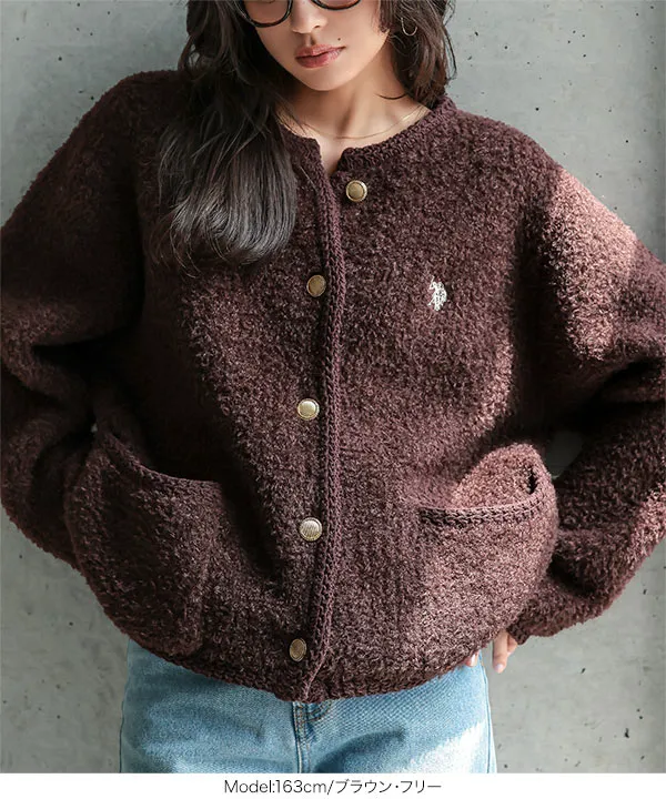 [ U.S. POLO ASSN. ] 金ボタンニットジャケット [N1384]｜大好評につき送料無料！