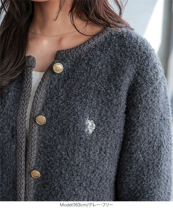 [ U.S. POLO ASSN. ] 金ボタンニットジャケット [N1384]｜大好評につき送料無料！