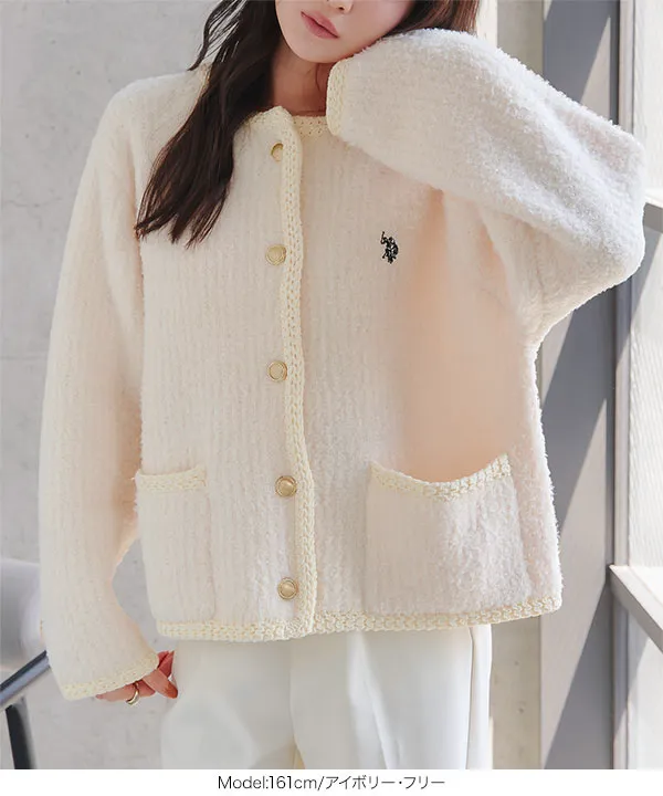 [ U.S. POLO ASSN. ] 金ボタンニットジャケット [N1384]｜大好評につき送料無料！