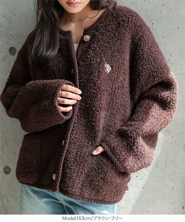 [ U.S. POLO ASSN. ] 金ボタンニットジャケット [N1384]｜大好評につき送料無料！