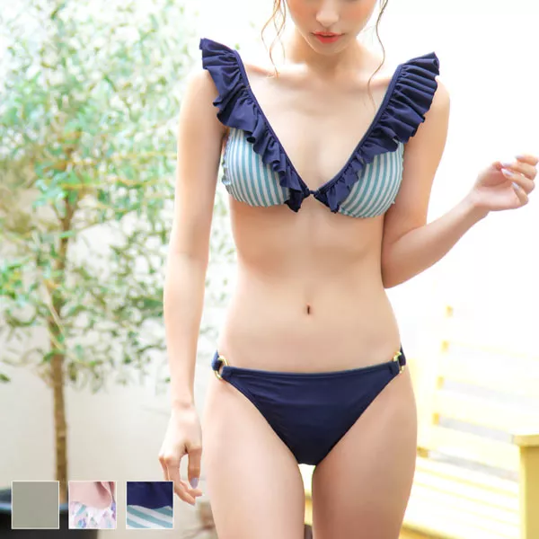 【Pucci】フリル ビキニ 上下セット 水着【送料関税込】 フリルビキニ [S176] - レディースファッション通販 神戸レタス