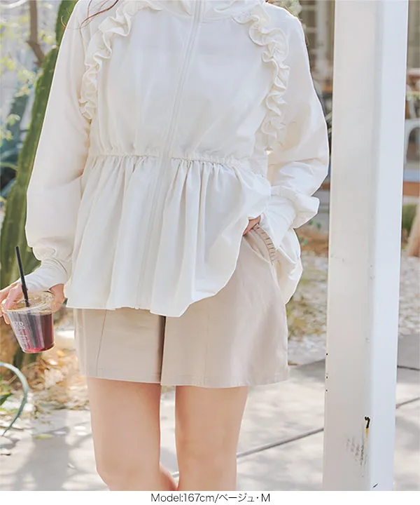 ラッシュガード ]フリルポケットショートパンツ [S194] | 送料無料