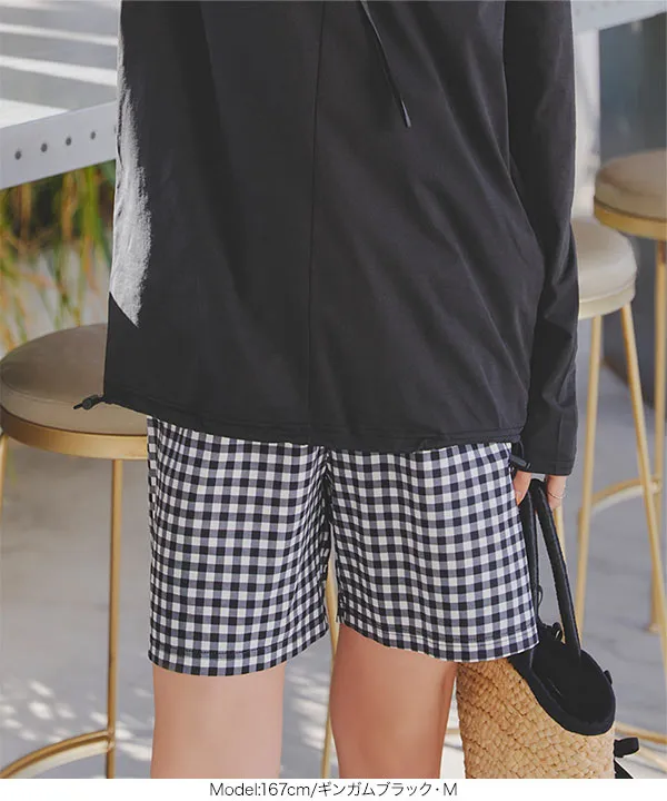 ラッシュガード ] ファスナーポケットつきハーフパンツ [S215]| 送料