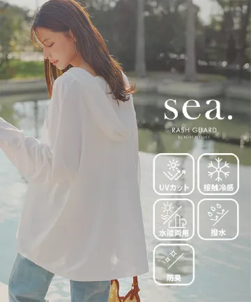 [ ラッシュガード ] フード付きオーバーシャツ [S228] | 3/2(月)12:00~販売予定!