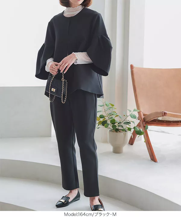 ジャケット&パンツセットアップ [X463] - レディースファッション通販
