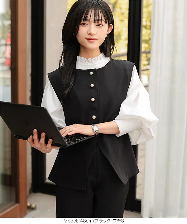 美品　エンフォルド　2wayプリーツジレ アシンメトリーフリルジレ - FENNEL - FENNEL｜YAMADAYA STORE